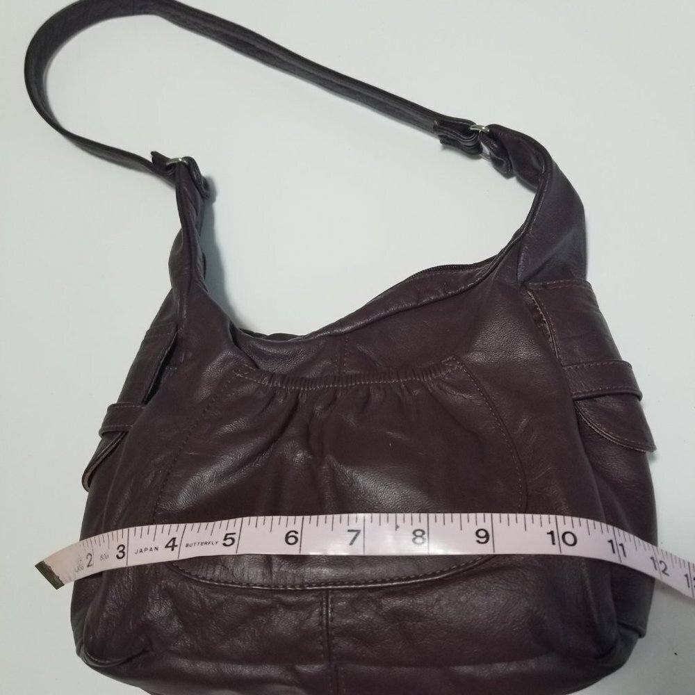 Vintage Leather Hobo Shoulder Handbag